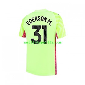 Maillot de Foot Manchester City Ederson Moraes 31 Gardien Troisieme 2023/24